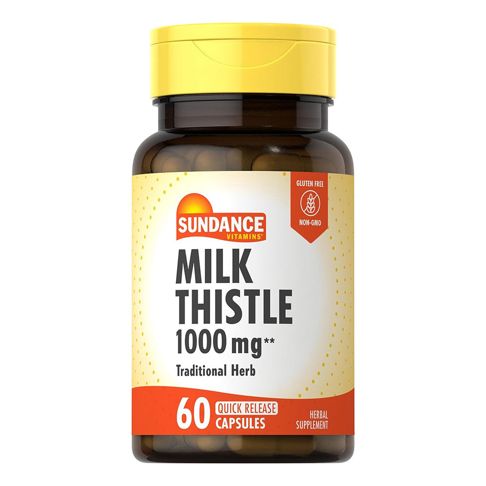 Sundance Vitamins Milk Thistle 1000 mg Capsules, 60 Ea